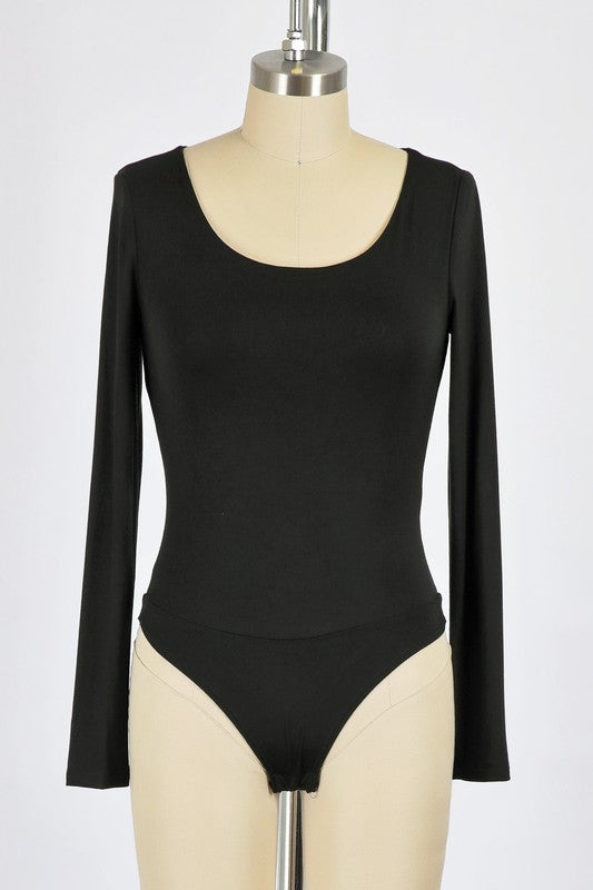 Double Layered Round Neck Bodysuit