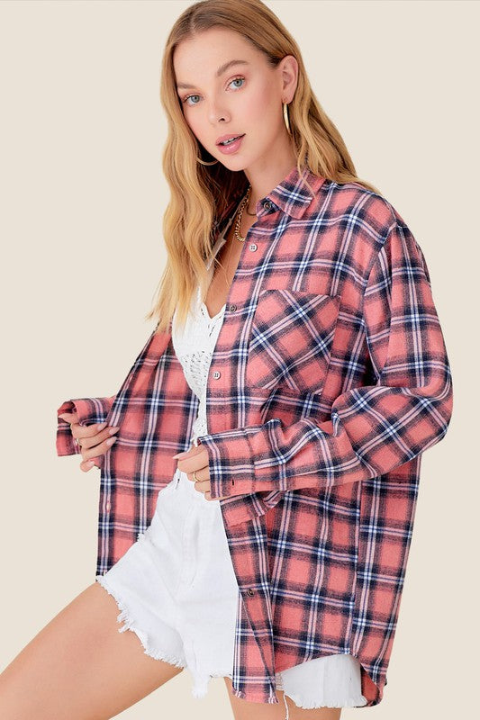 Pink Marie Light Flannel