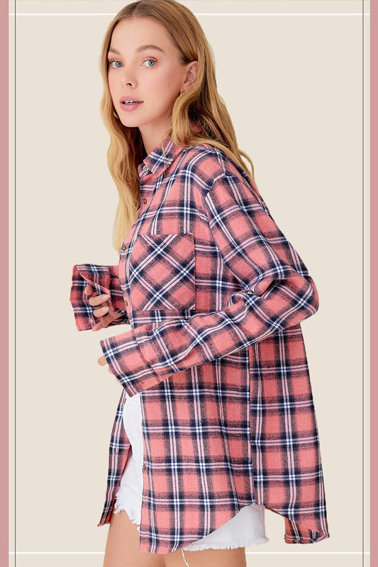 Pink Marie Light Flannel