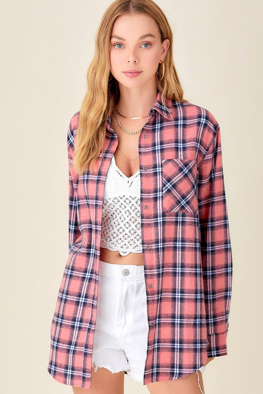 Pink Marie Light Flannel