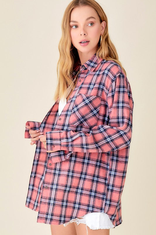 Pink Marie Light Flannel