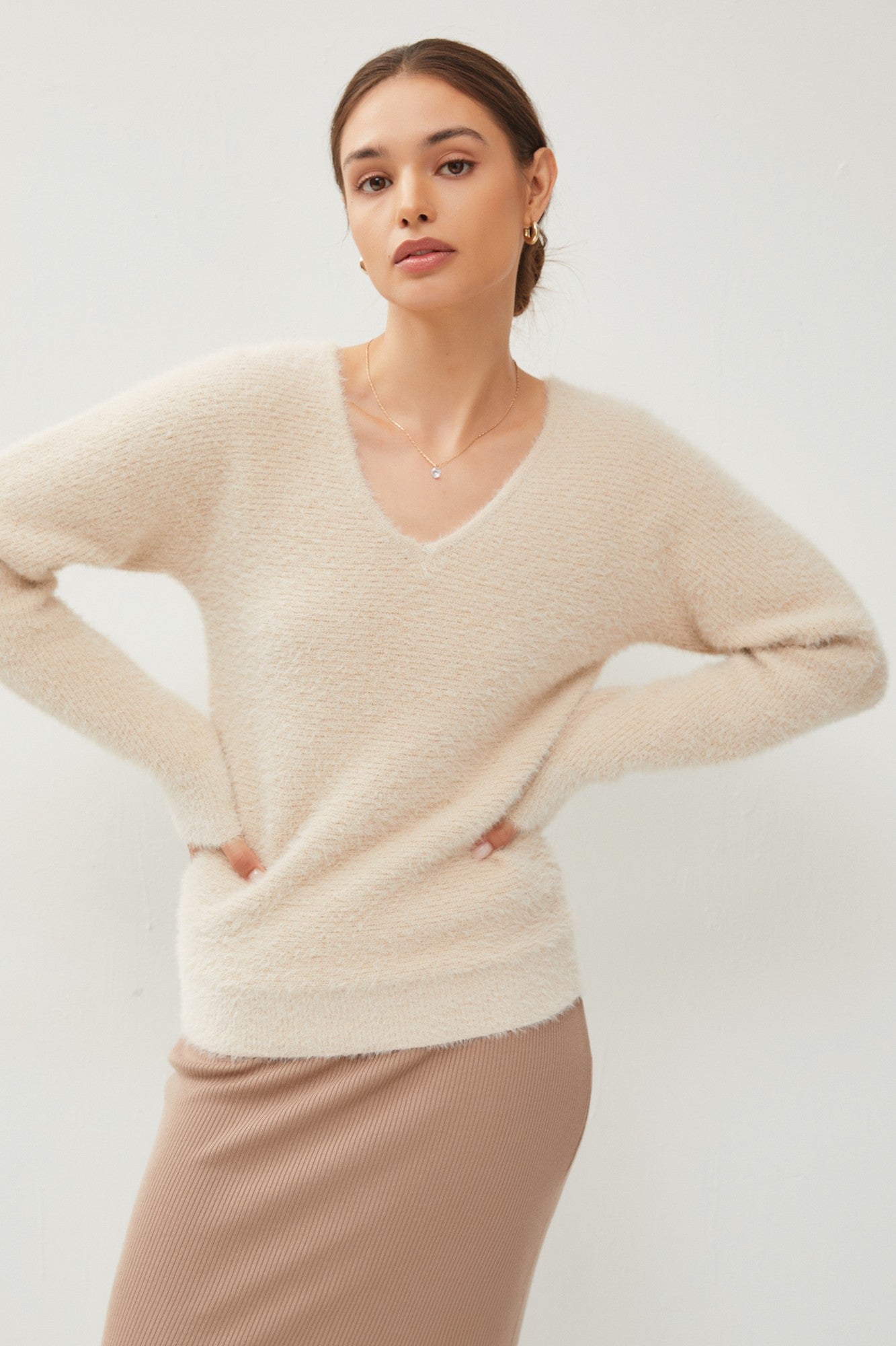 Vanilla Dream Soft Sweater Top