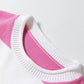 Bubblegum Pink Striped Knitted Top