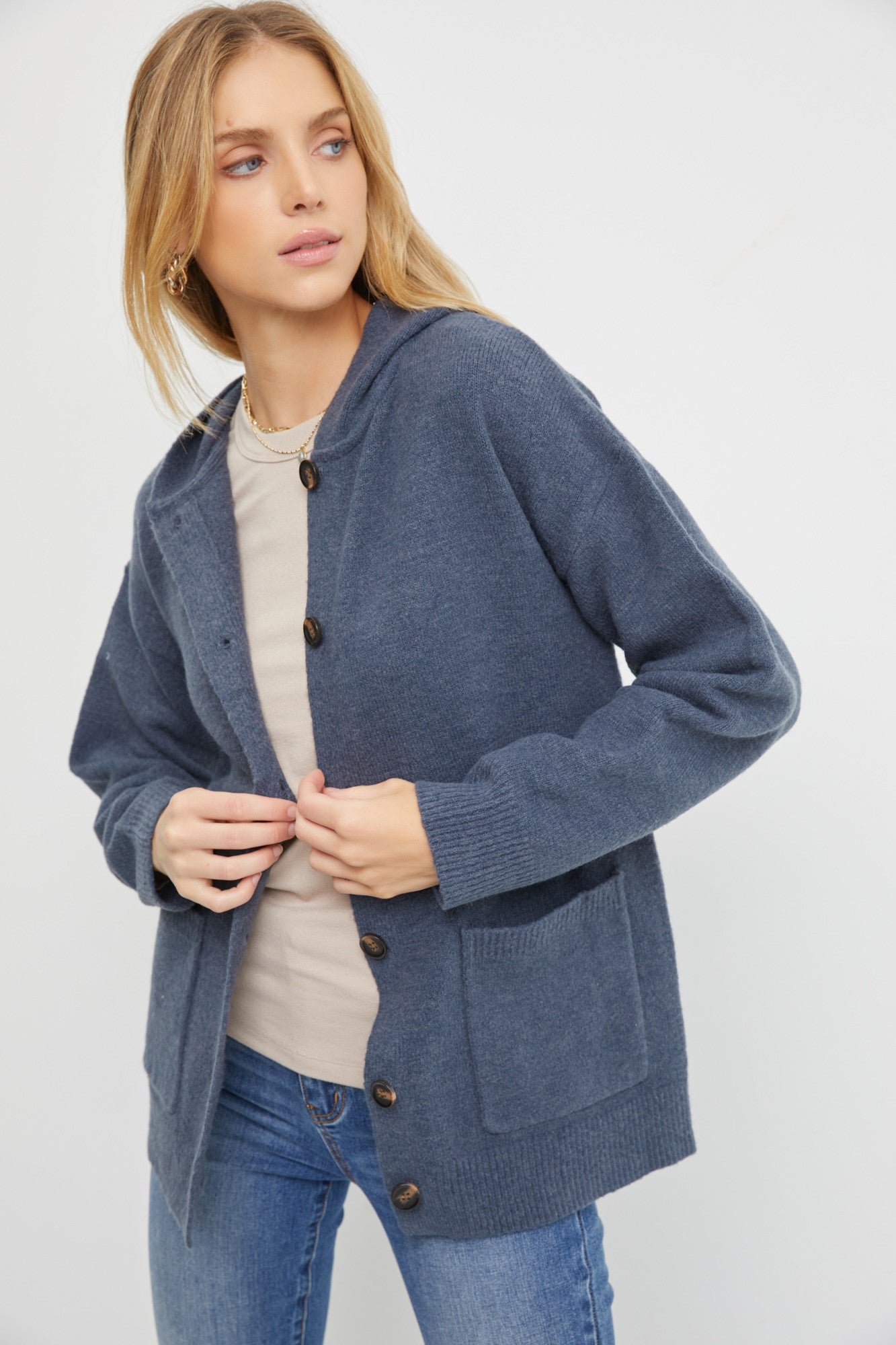 Foggy Shores Hooded Sweater