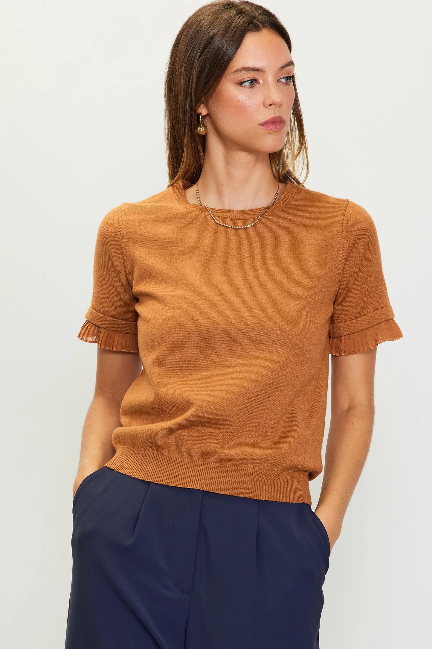 Cinnamon Flare Whimsy Breeze Sweater