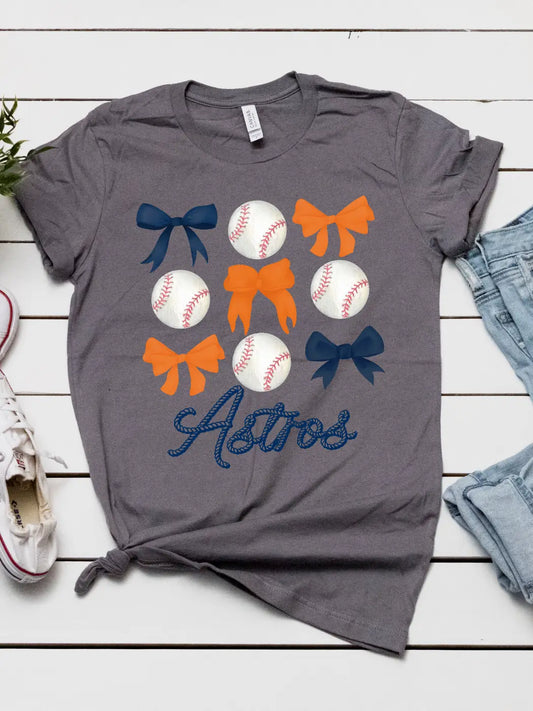 Houston Astros Bow Tee