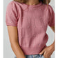 Coming Up Perfectly Pearly Petal Pink Sweater Top