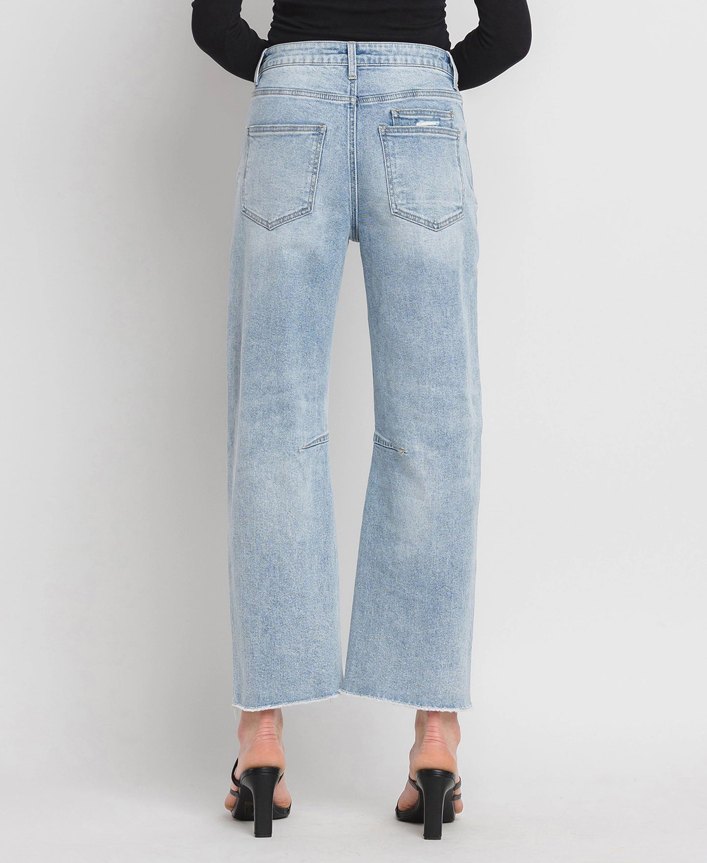 Vervet High Rise Barrel Jeans