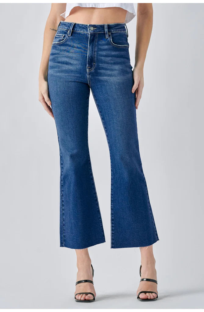 Hidden Happi Clean Cropped Flair Jean