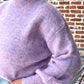 Violet Luxe Perfection Mock Neck Sweater