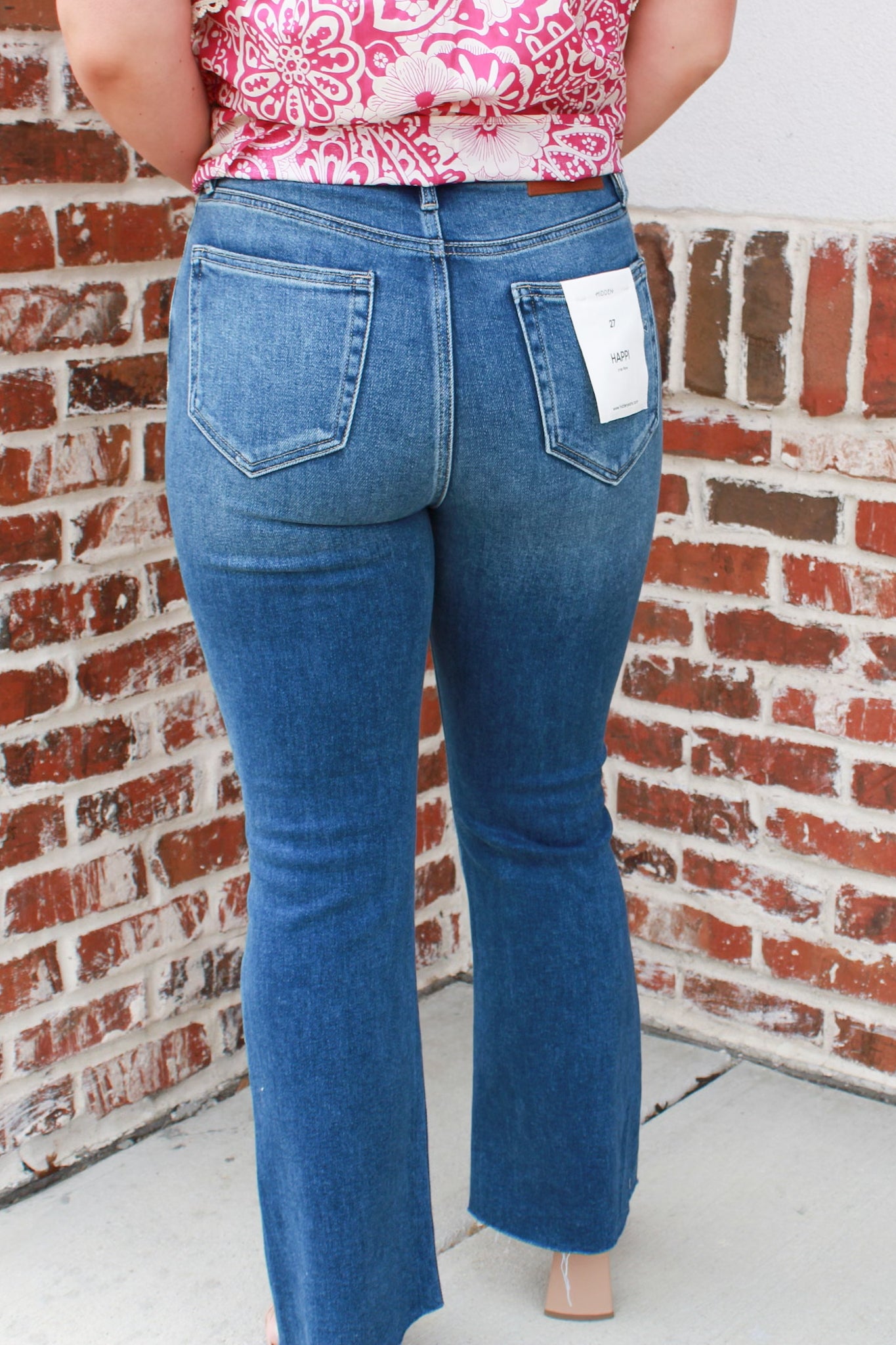 Hidden Happi Clean Cropped Flair Jean