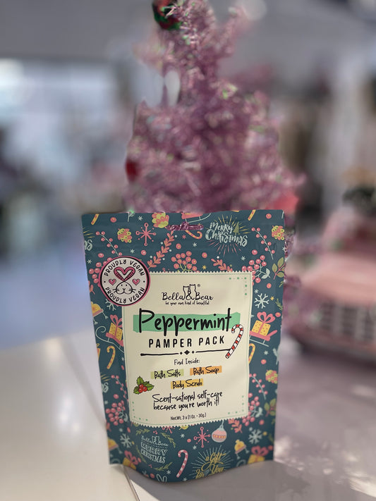 Bella & Bear Peppermint Pamper Pack Vegan Proud