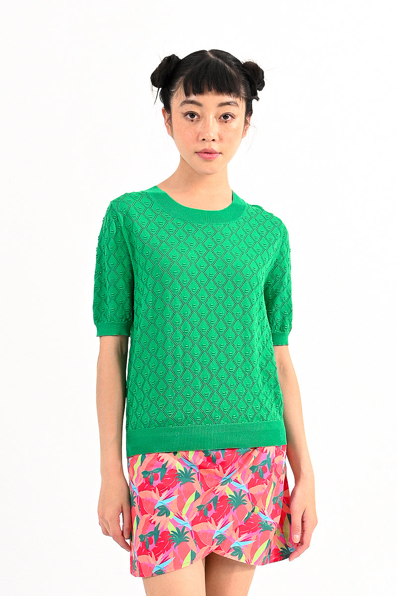 Clover Knit Summer Sweater