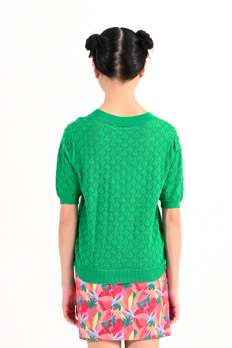 Clover Knit Summer Sweater