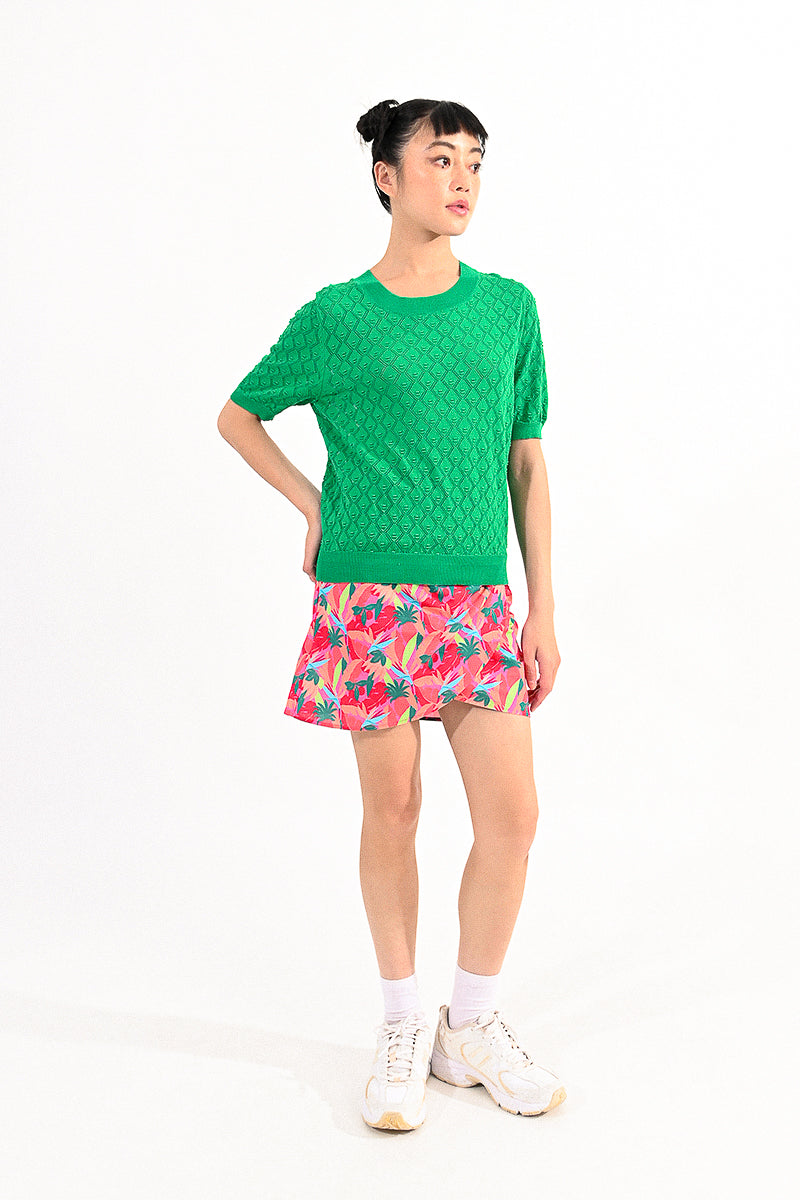 Clover Knit Summer Sweater