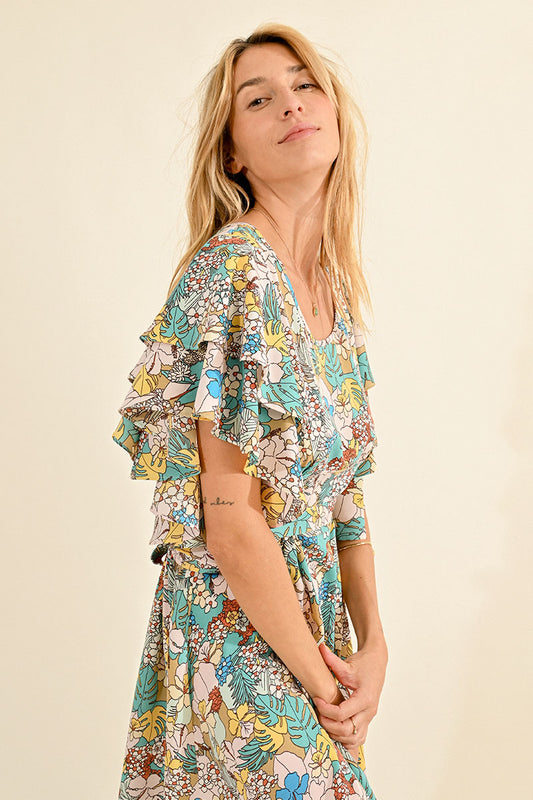 Meli Floral Dress