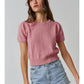 Coming Up Perfectly Pearly Petal Pink Sweater Top