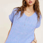 Lush Periwinkle Twinkle Sweater Top