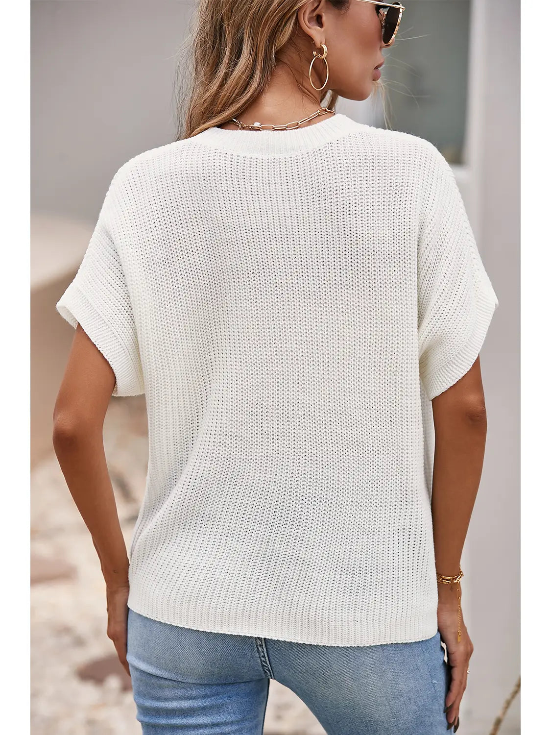 Cozy Ditsy Daisy Cream Dream Sweater