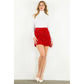 THML Radiant Red Sparkle Skort