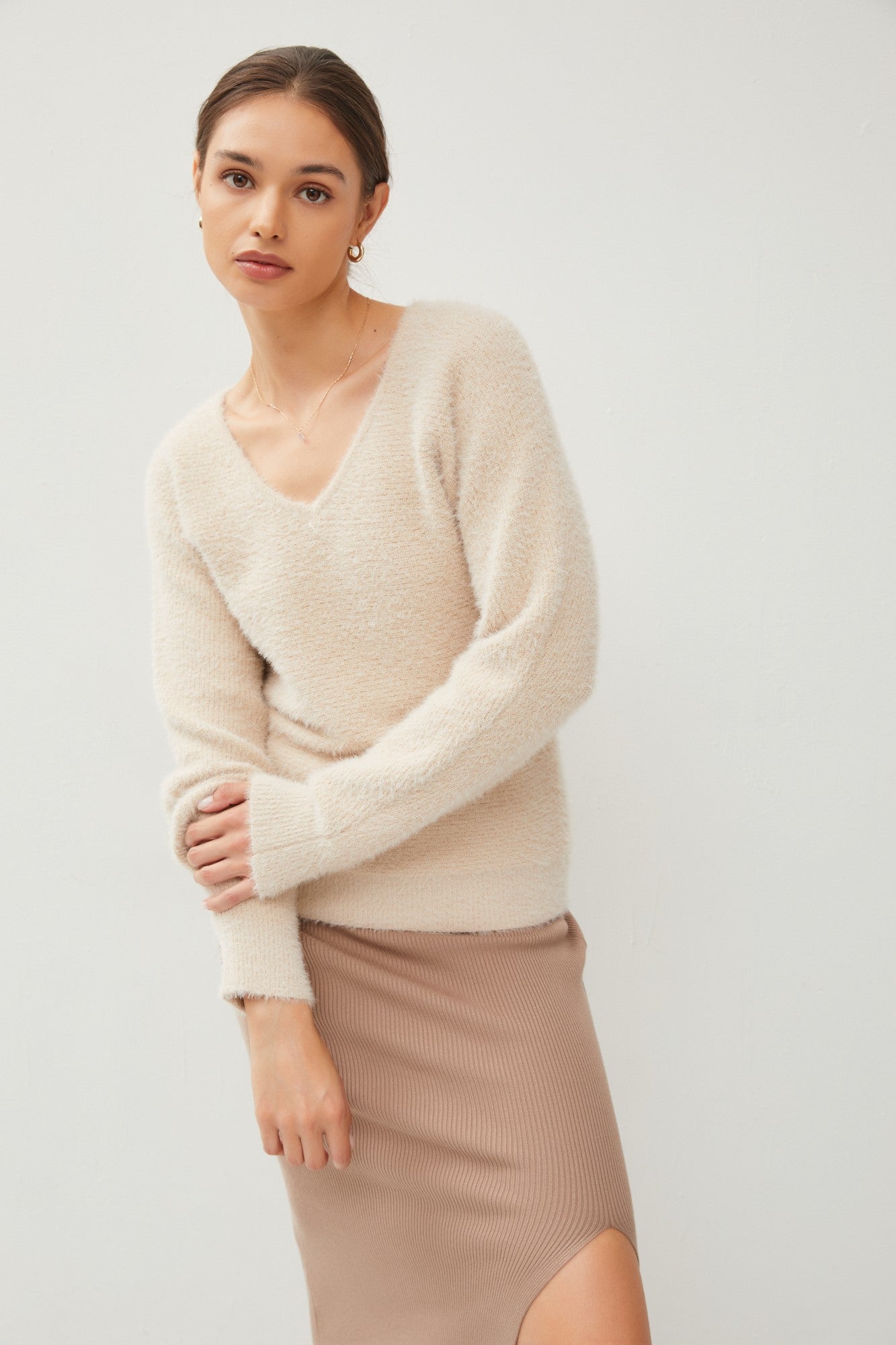 Vanilla Dream Soft Sweater Top