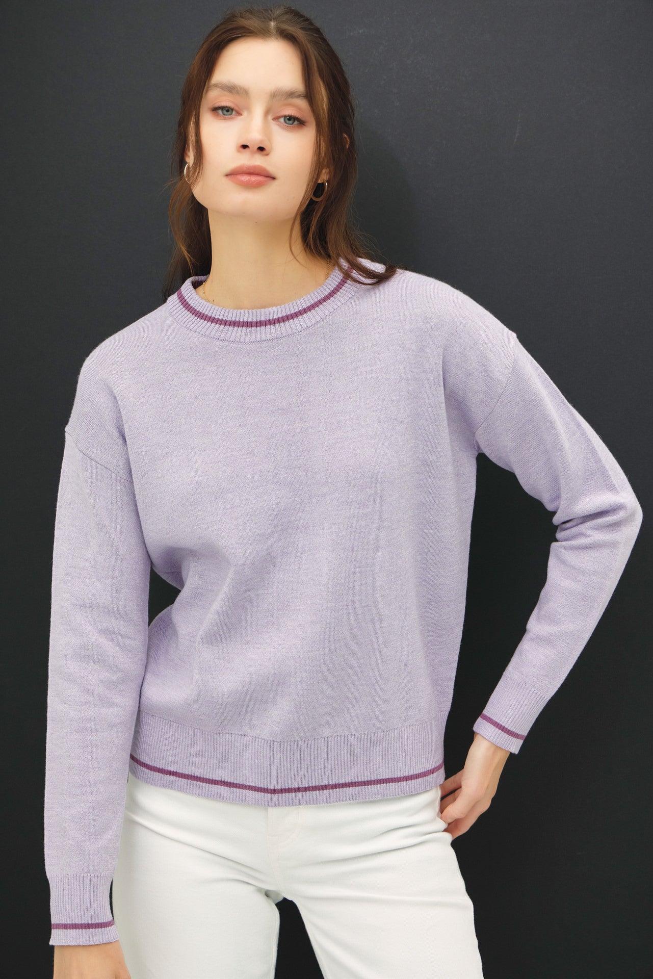 Violet Halo Sweater Top