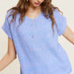 Lush Periwinkle Twinkle Sweater Top