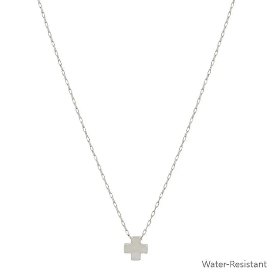 Water Resistant Silver Cross Set