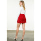 THML Radiant Red Sparkle Skort