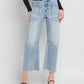 Vervet High Rise Barrel Jeans