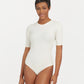 Ribbed Crewneck Bodysuit - Parchment